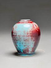 Load image into Gallery viewer, Miniature Egg Vase in Chinese Blue 4"h (Ben Owen III)
