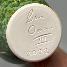 Load image into Gallery viewer, Square-Shouldered Melon Egg Vase in Lily Pad Green, 8.75"h (Ben Owen III)
