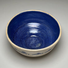 Load image into Gallery viewer, Serving Bowl in Cobalt and Salt Glazes, 10.25&quot;dia. (Ben Owen Sr.)

