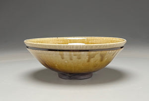 Korean-Style Bowl in Frogskin and Ash Glazes, 9"dia. (Ben Owen Sr.)