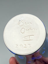 Load image into Gallery viewer, Melon Tumbler in Cobalt Crystalline, 6.5"h (Ben Owen III)
