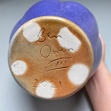 Load image into Gallery viewer, Melon Flower Vase in Nebular Purple, 10"h (Ben Owen III)
