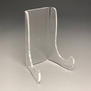 Acrylic Plate Stand, 6"h