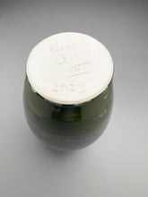 Load image into Gallery viewer, Two-Handled Vase in Lily Pad Green Crystalline, 12.75"h (Ben Owen III)
