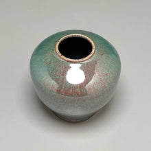 Load image into Gallery viewer, Square-Shouldered Egg Vase in Ruby Jade, 4.5"h (Ben Owen III)
