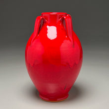 Load image into Gallery viewer, Lily Jar in Chinese Red, 10"h (Ben Owen III)
