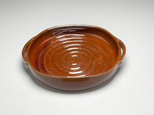 Load image into Gallery viewer, Serving Dish #1 in Brown Tobacco Spit Glaze, 12.75&quot;dia. (Ben Owen Sr.)
