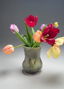 Flower Vase in Green Celadon #2, 5.5"h (Elizabeth McAdams)