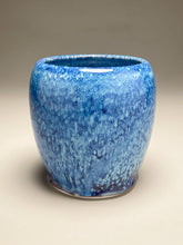 Load image into Gallery viewer, Flower Vase #3 in Blue Ice, 5.75&quot;h. (Bryan Pulliam)
