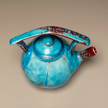 Load image into Gallery viewer, Post-and-Lintel Teapot in Chinese Blue/Red, 8.75"h (Ben Owen III)
