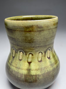 Flower Vase in Green Celadon #1, 5.75"h (Elizabeth McAdams)