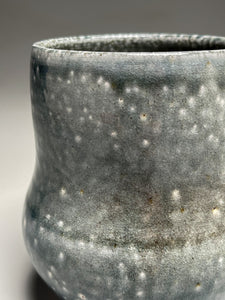Flower Vase in Blue Salt Glaze, 5.25"h (Elizabeth McAdams)