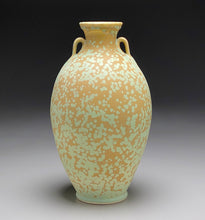 Load image into Gallery viewer, Two-Handled Vase in Stardust Green, 11.75"h (Ben Owen III)
