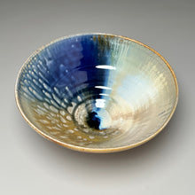 Load image into Gallery viewer, Bowl in Cobalt, Yellow Matte, and Ash Glazes, 9.5"dia. (Benjamin Owen IV)
