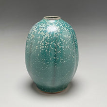 Load image into Gallery viewer, Melon Gourd Vase Patina Green, 5.5"h (Ben Owen III)
