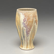 Load image into Gallery viewer, Melon Tumbler #1 in Ash Glazes, 6.5"h (Ben Owen III)
