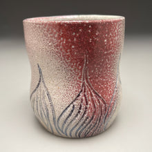 Load image into Gallery viewer, Mug with Lavender Carved Designs 4&quot;h (Elizabeth McAdams)
