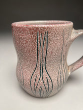 Load image into Gallery viewer, Mug with Blue Green Carved Designs 4.5&quot;h (Elizabeth McAdams)

