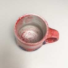 Load image into Gallery viewer, Blush Mug with Carved designs in Purple 4&quot;h (Elizabeth McAdams)
