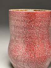 Load image into Gallery viewer, Blush Mug with Carved line designs 4.5&quot;h (Elizabeth McAdams)
