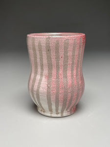 Cup with Carved Line Designs 4.5"h (Elizabeth McAdams)