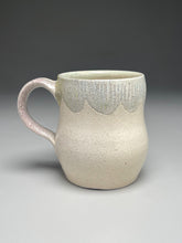 Load image into Gallery viewer, Mug with Scalloped Line Designs and Yellow accents 4.25&quot;h (Elizabeth McAdams)
