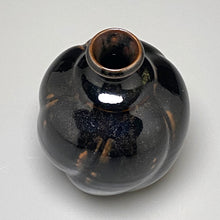 Load image into Gallery viewer, Melon Bottle in Mirror Black, 5.25"h (Pots From The Past)
