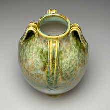 Load image into Gallery viewer, Lily Jar in Lily Pad Green Crystalline, 10.25"h (Ben Owen III)
