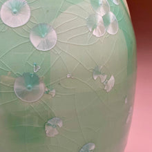 Load image into Gallery viewer, Tang Vase in Apple Green Crystalline, 9"h (Ben Owen III)
