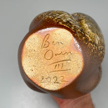 Load image into Gallery viewer, Melon Bottle in Ash Glaze, 10.25"h (Ben Owen III)
