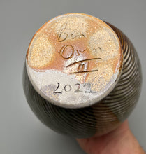 Load image into Gallery viewer, Combed Edo Jar in Copper Penny and Ash Glazes, 9.5"h (Ben Owen III)

