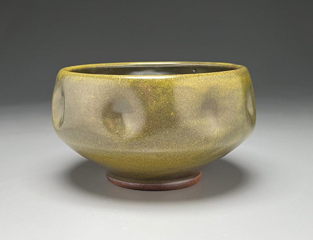 Thumbprint Bowl in Frogskin, 7.5