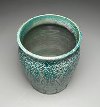 Load image into Gallery viewer, Carved Vase in Patina Green 8&quot;h, (Bryan Pulliam)
