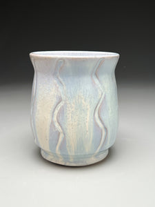 Carved Vase in White Opal, In-Store