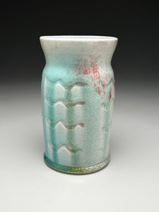 Carved Vase in Patina Green, 7.75"h (Bryan Pulliam)