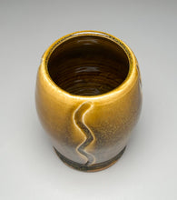 Load image into Gallery viewer, Carved Vase in Amber Celadon #4, 5.5&quot;h. (Bryan Pulliam)
