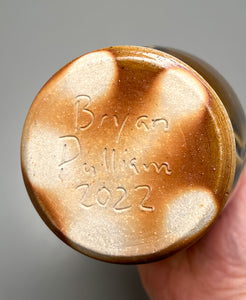 Carved Vase in Amber Celadon #4, 5.5"h. (Bryan Pulliam)