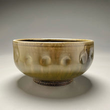 Load image into Gallery viewer, Thumbprint Bowl #3 in Frogskin, 8&quot;dia. (Ben Owen Sr.)
