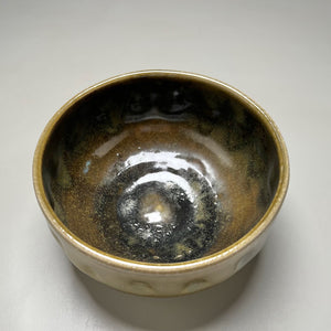 Thumbprint Bowl #3 in Frogskin, 8"dia. (Ben Owen Sr.)