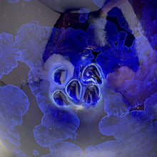 Load image into Gallery viewer, Dogwood Vase in Midnight Blue Crystalline, 9"h
