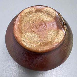 Cup in Copper Penny Glaze #2, 4"h (Tableware Collection)