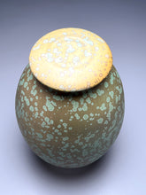 Load image into Gallery viewer, Covered Jar in Stardust Green, 11.75"h (Ben Owen III)
