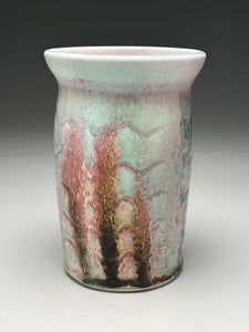 Carved Vase in Patina Green, 7"h. (Bryan Pulliam)