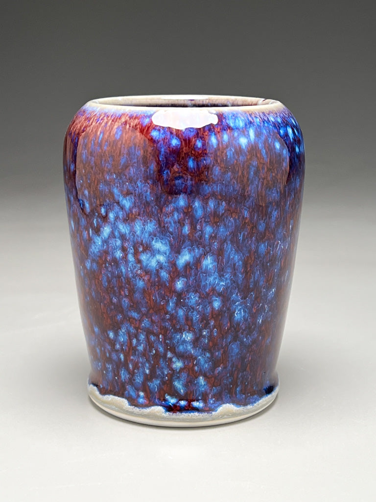 Flower Vase in Rainbow Blue, 5.5