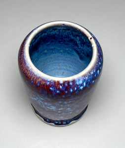 Flower Vase in Rainbow Blue, 5.5"h (Bryan Pulliam)