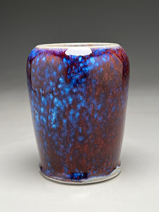 Flower Vase in Rainbow Blue, 5.5"h (Bryan Pulliam)