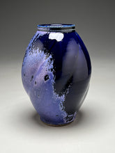 Load image into Gallery viewer, Melon Flower Vase in Nebular Purple, 8.25"h (Ben Owen III)
